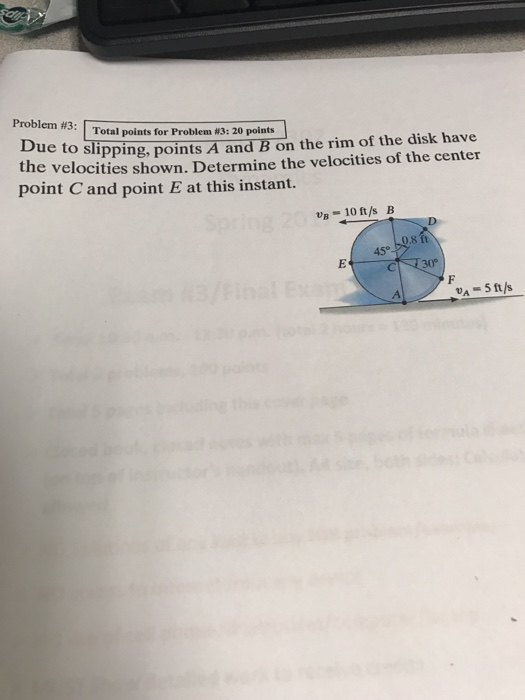 Solved Due to slipping, points A and B on the rim of the | Chegg.com