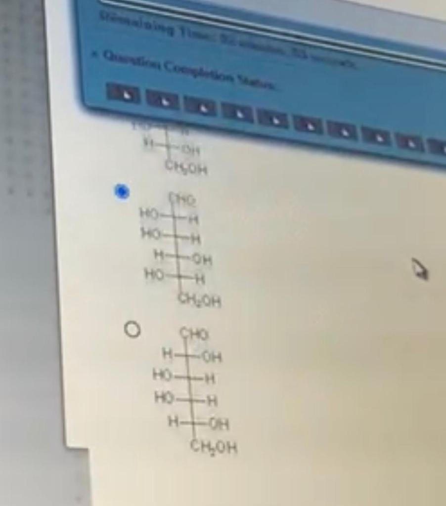 Samaining
Question Completion San
????
CHO
HO-H
H-LOH
HO-H
?
CH?OH
CHO
H-OH
H---OH
HO-R
H--OH
????