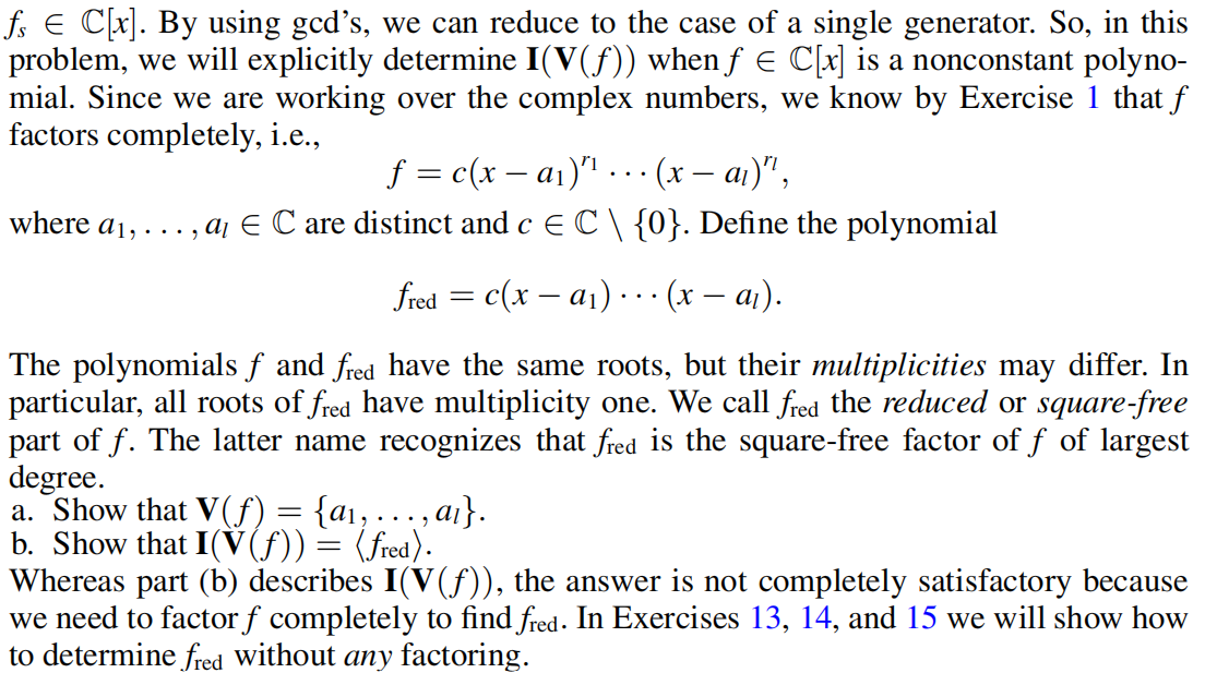 Solved This exercise will study the one-variable case of the | Chegg.com