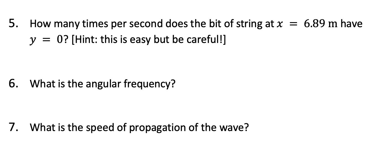 Solved A transverse wave on a string is described by the | Chegg.com