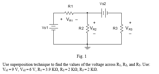Solved Procedure 2 1. Connect the circuit shown in Fig. 1 on | Chegg.com