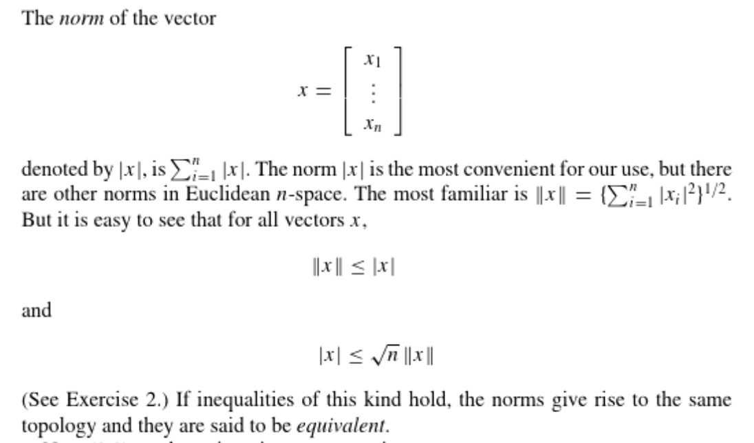 Solved The Norm Of The Vector X⎣⎡x1⋮xn⎦⎤ Denoted By ∣x∣ Is 8760