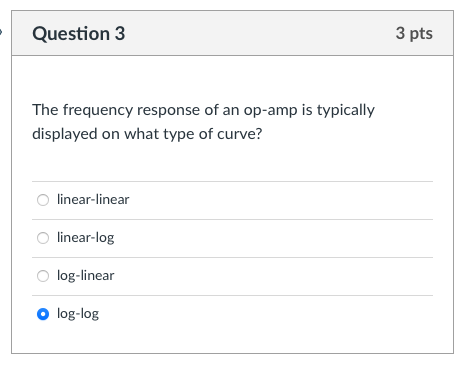 Solved The frequency response of an op-amp is typically | Chegg.com
