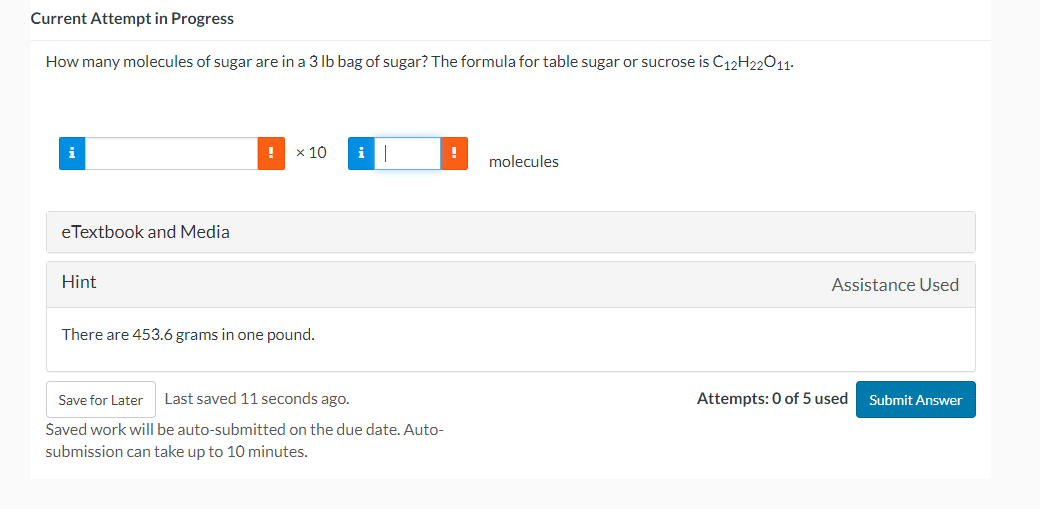 solved-how-many-molecules-of-sugar-are-in-a-3lb-bag-of-chegg