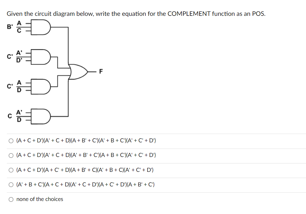 Solved Given the circuit diagram below, write the equation | Chegg.com