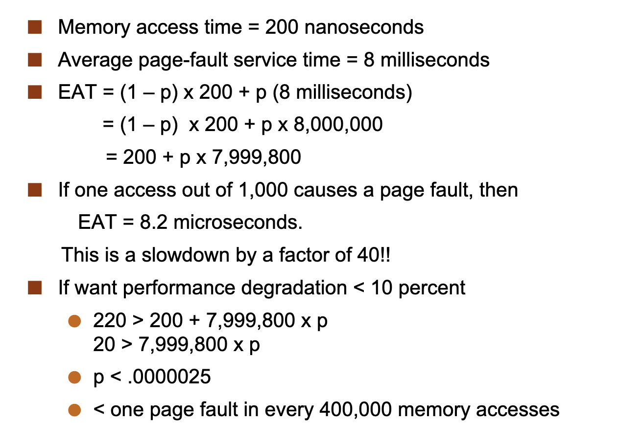 Solved Memory access time =200 nanoseconds Average