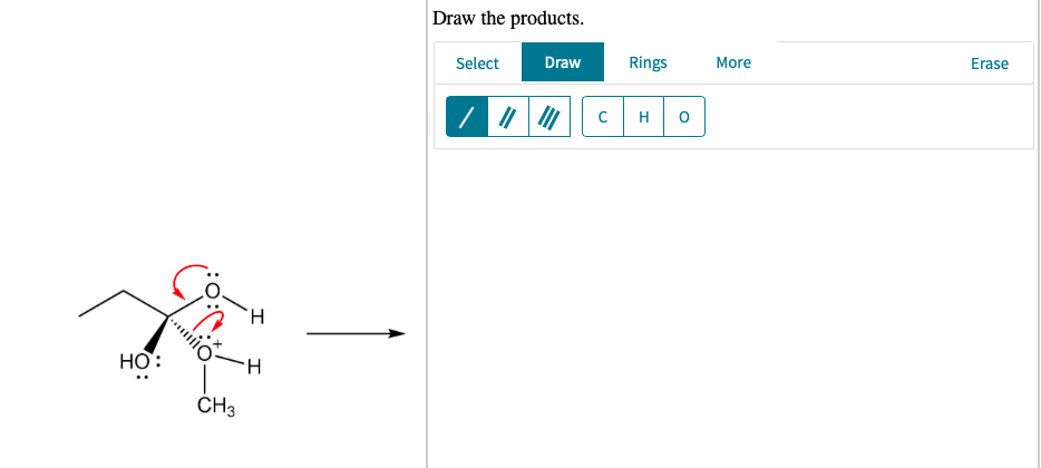 Solved Curved arrows are provided for the transformation. | Chegg.com