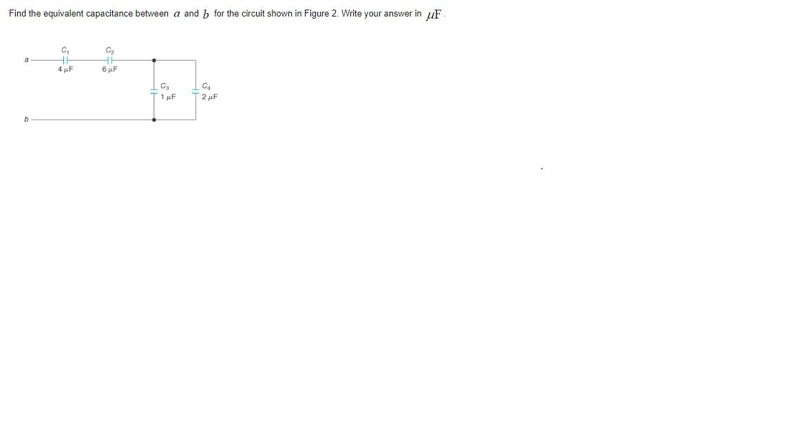 Solved Find The Equivalent Capacitance Between A And B For | Chegg.com