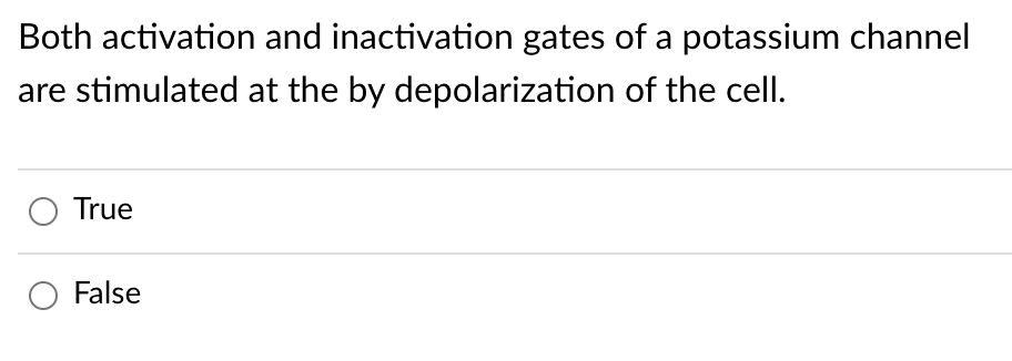 Solved Both activation and inactivation gates of a potassium | Chegg.com