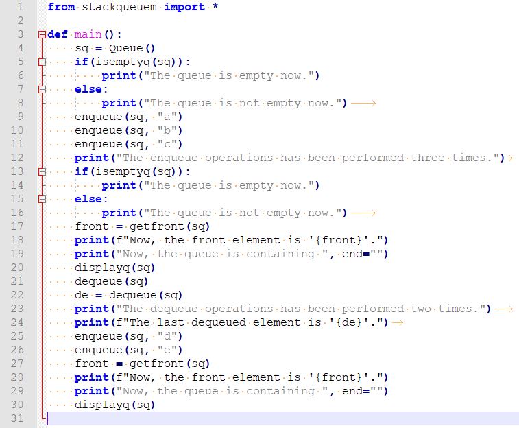 Solved In the Queue lecture, we have developed and | Chegg.com