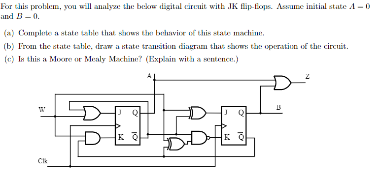 Solved For this problem, you will analyze the below digital | Chegg.com