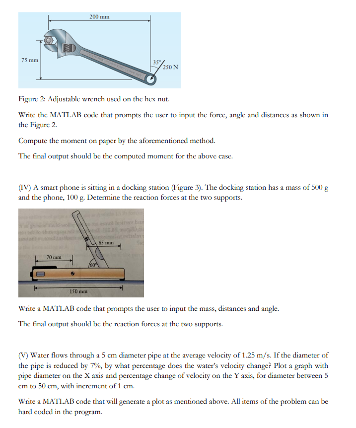 This MUST be done in MATLAB, see the instruction | Chegg.com