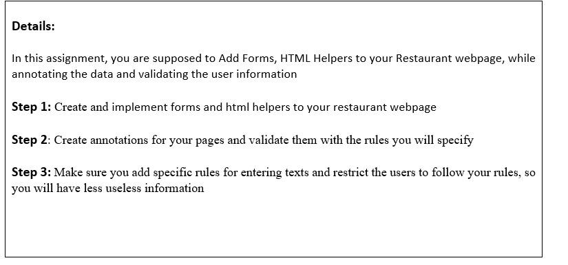 Solved Details: In this assignment, you are supposed to Add | Chegg.com