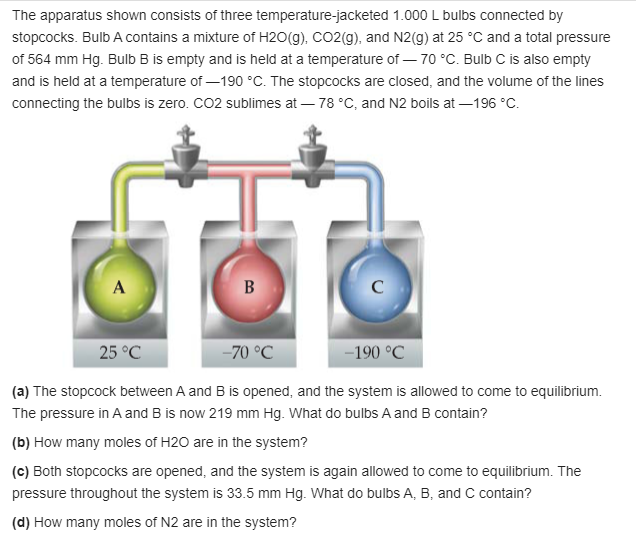 Solved The apparatus shown consists of three | Chegg.com