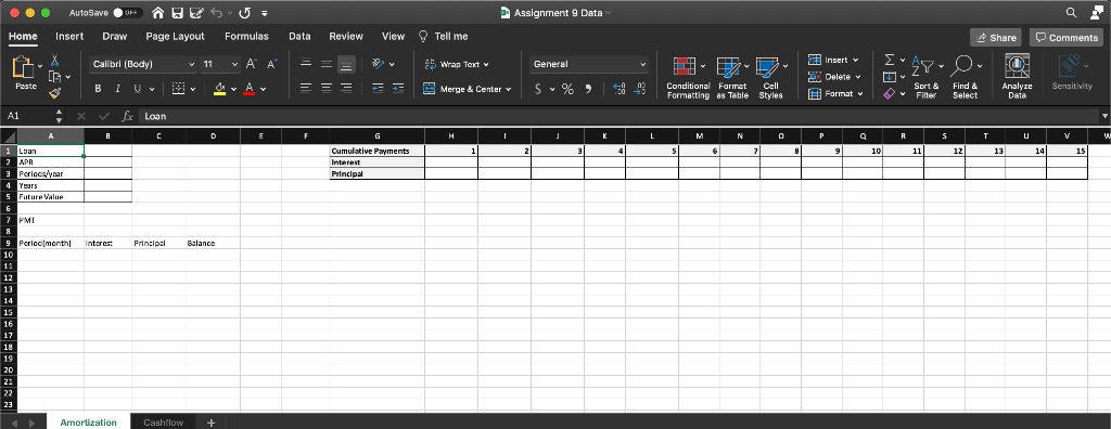 Solved Assignment: Use Assignment 9 Data File. Use each | Chegg.com