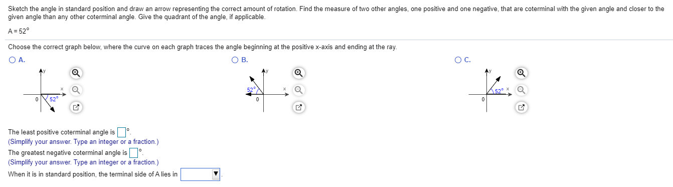 Introduction to Angles of Rotation, Coterminal Angles, and