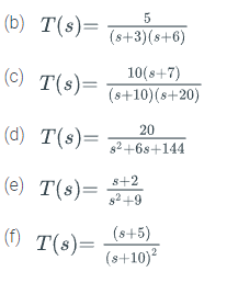 Solved 1-Sketch the unit step response for each transfer | Chegg.com