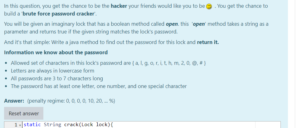 Solved solve this question by java and explain your solution | Chegg.com