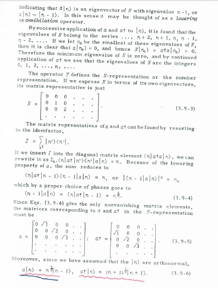 Solved 2. Express operators a and at appearing in (3.9−10) | Chegg.com