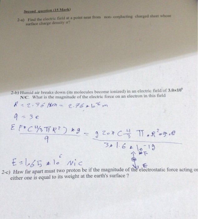 Solved Find the electric field at a point near from surface | Chegg.com