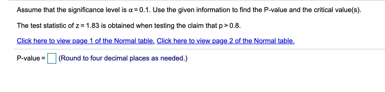 Solved Assume That The Significance Level Is A = 0.1. Use | Chegg.com