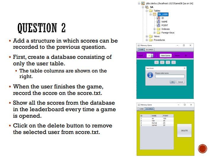 Solved QUESTION 2 - Add a structure in which scores can be | Chegg.com