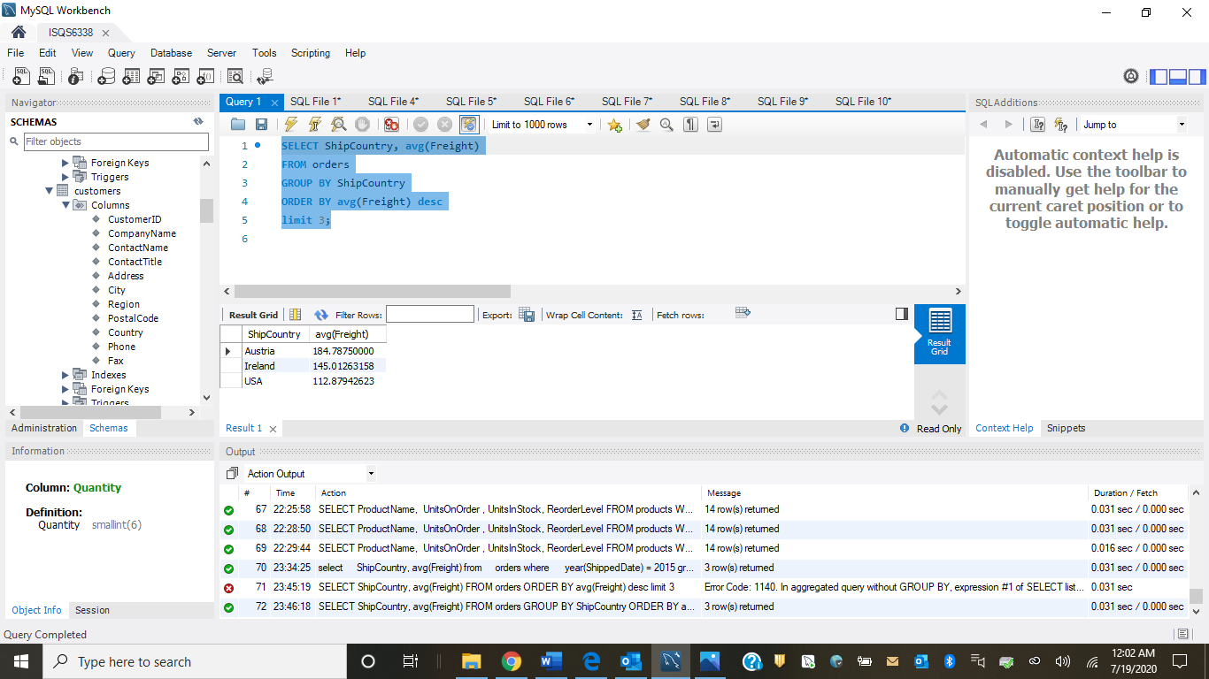 database workbench query