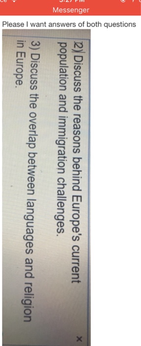 Solved Messenger Please I want answers of both questions | Chegg.com
