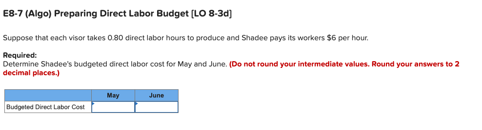 Solved SB Exercise E8-5 To E8-10 (The Following Information | Chegg.com