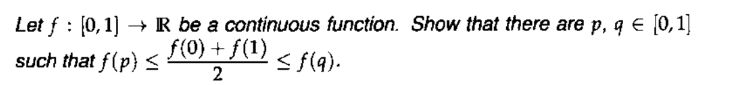 Solved Let F [0 1]→r Be A Continuous Function Show That