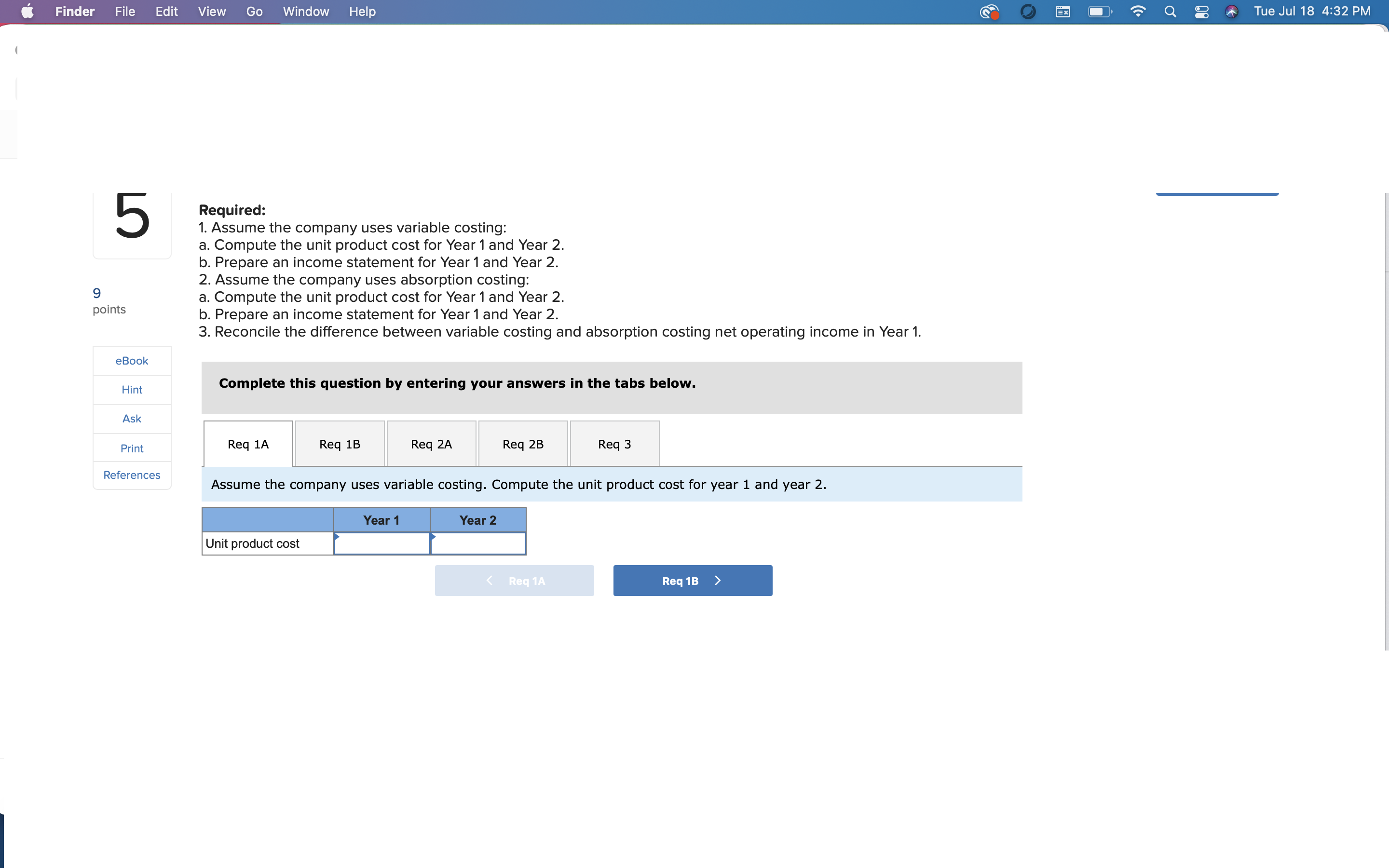 solved-1-assume-the-company-uses-variable-costing-a-chegg