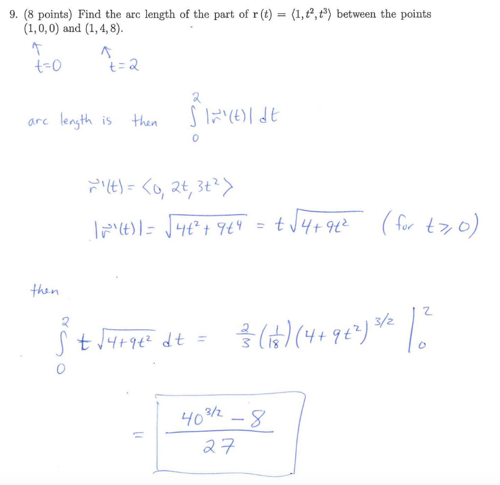 Solved Can someone please explain to me how the values of t | Chegg.com