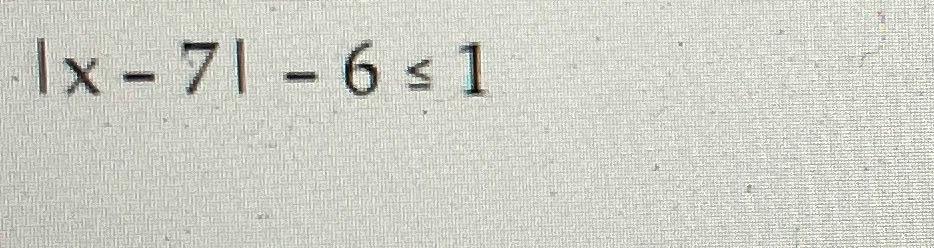 Solved Solve absolute absolute value inequality. Use | Chegg.com