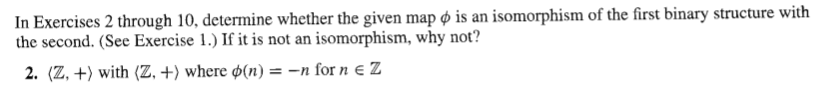 Solved In Exercises 2 through 10, determine whether the | Chegg.com