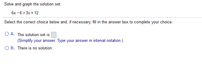 solve x 3 - 6 graph the solution