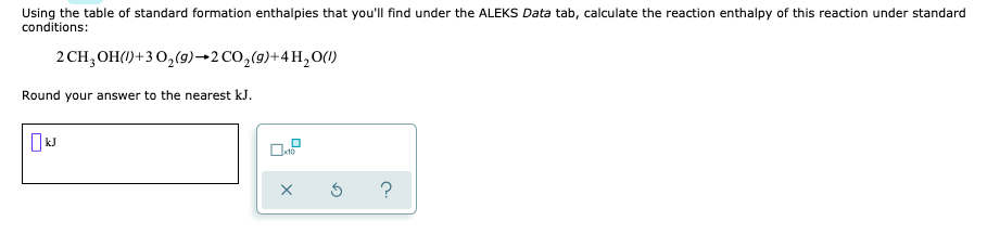 Solved Using the table of standard formation enthalpies that | Chegg.com