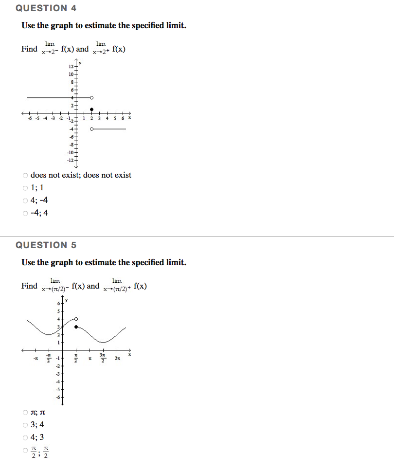 Solved Question 1 Determine The Limit By Sketching An 