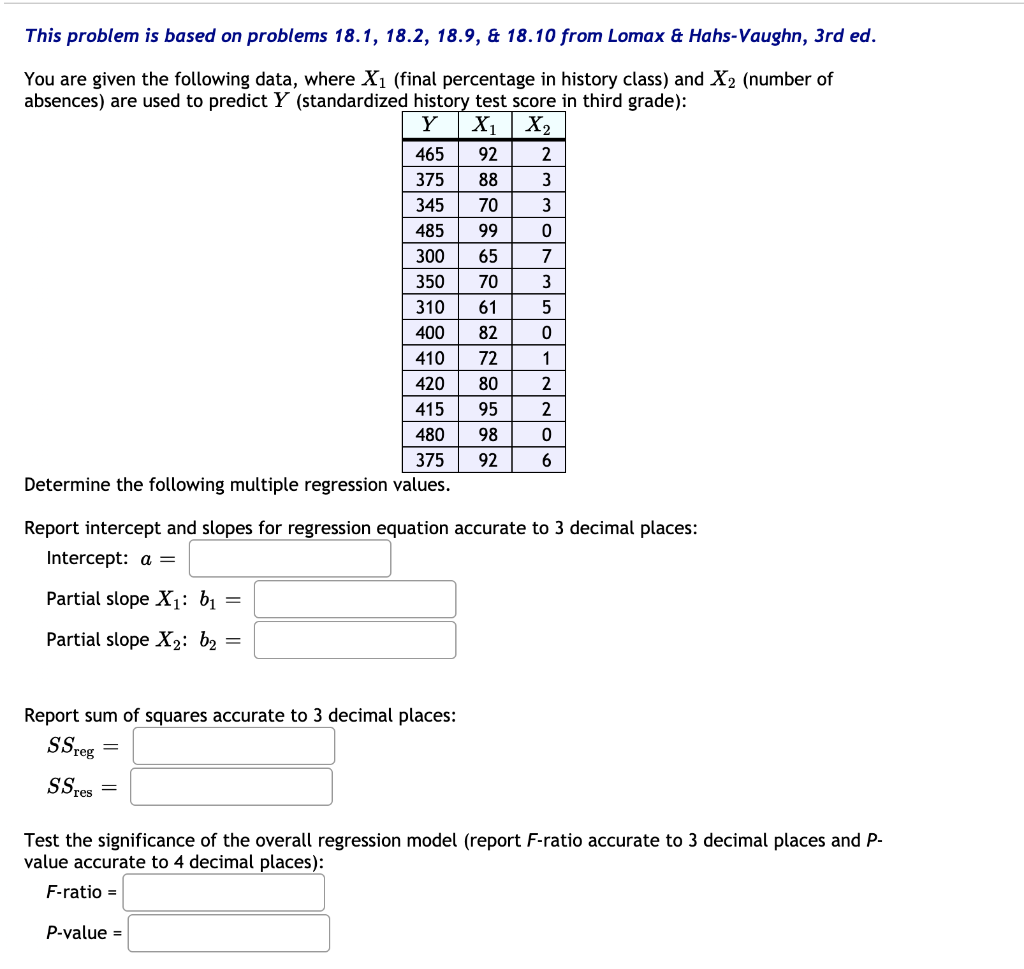 Solved This problem is based on problems 18.1, 18.2, 18.9, & | Chegg.com