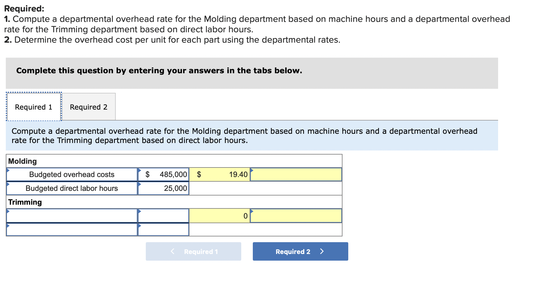 Solved Use the following information for the Exercises | Chegg.com
