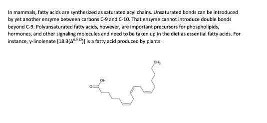 Solved α-Linolenic acid [18:3(Δ9,12,15)] is a precursor | Chegg.com
