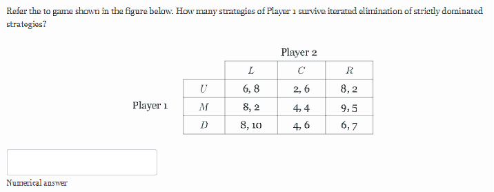 Solved Refer the to game shown in the figure below. How many | Chegg.com
