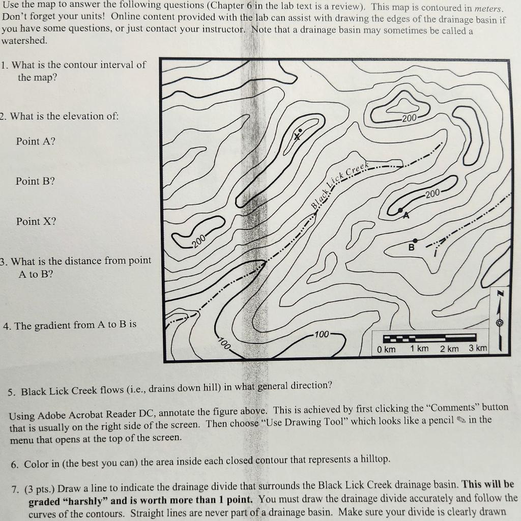 Solved Use the map to answer the following questions | Chegg.com