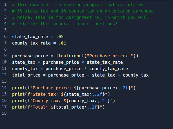 Solved 184. Write two functions, one to calculate the state | Chegg.com