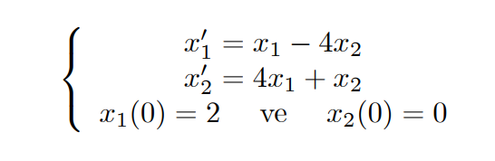 Solved ⎩⎨⎧x1′ X1−4x2x2′ 4x1 X2x1 0 2 Ve X2 0 0