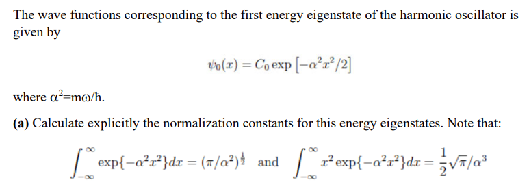 Solved The wave functions corresponding to the first energy | Chegg.com