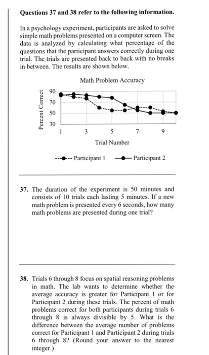 Solved Questions 37 and 38 refer to the following | Chegg.com