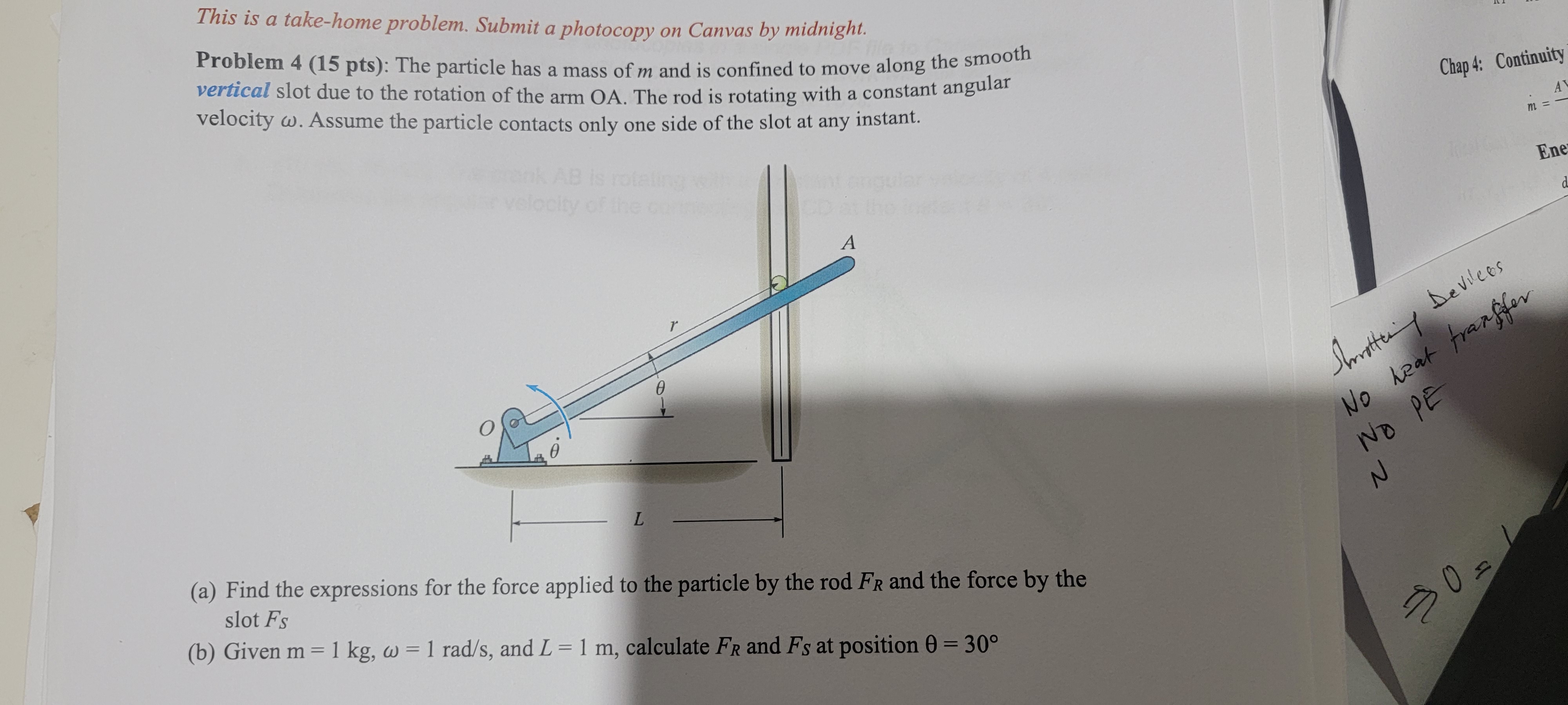 Solved This is a take-home problem. Submit a photocopy on | Chegg.com