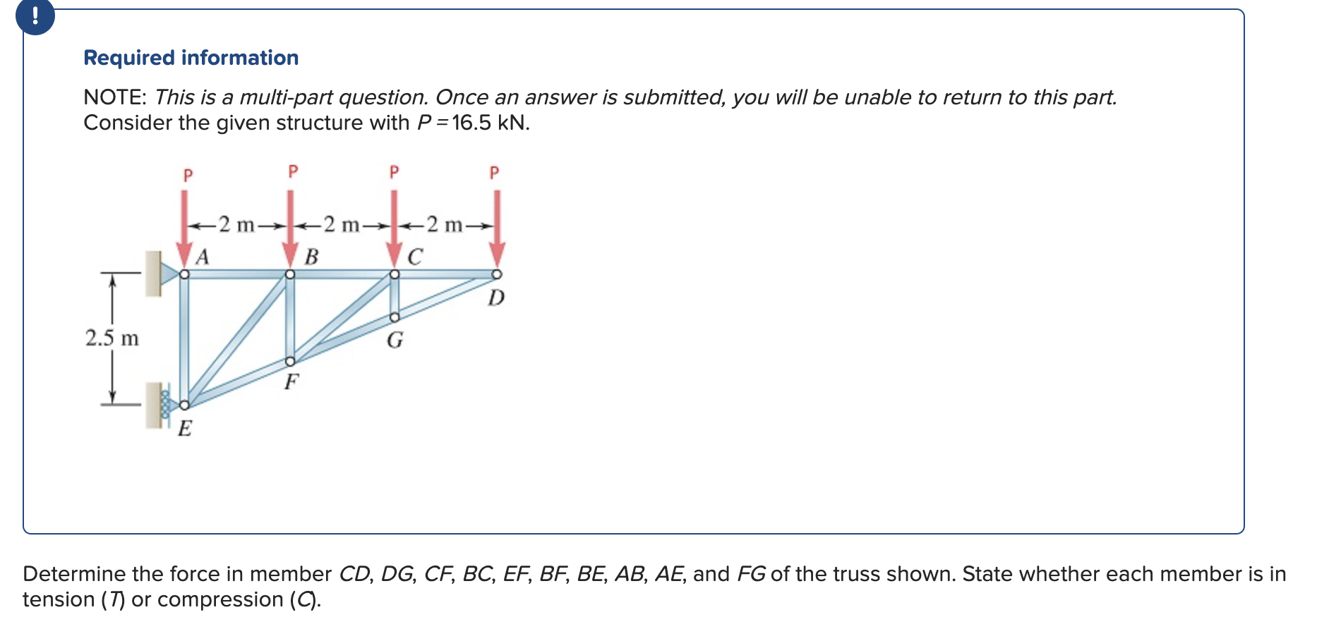 Solved Required information NOTE: This is a multi-part | Chegg.com