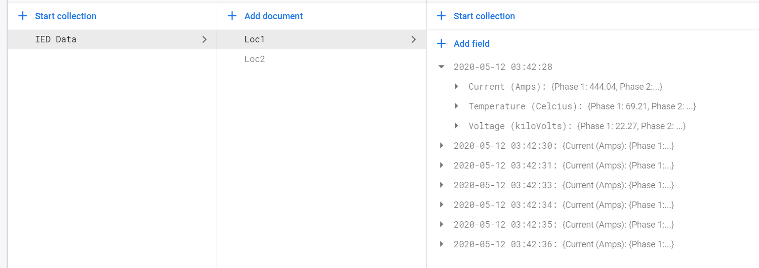 I am trying to read data from firestore in python. I | Chegg.com