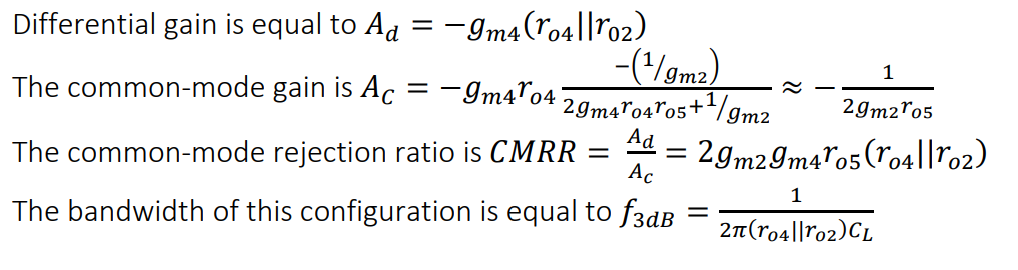 A) Find The Numerical Values For Ad, AC, CMRR, And | Chegg.com